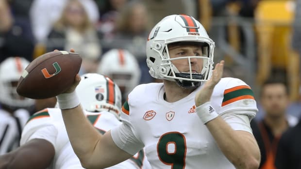 Miami Hurricanes Quarterback Tyler Van Dyke